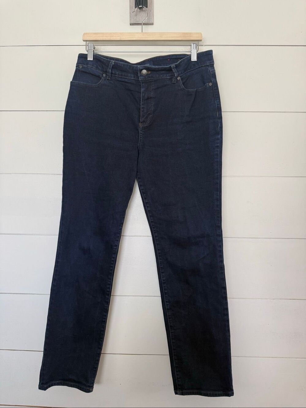 Talbots Women’s 12 Navy Blue Straight Jeans